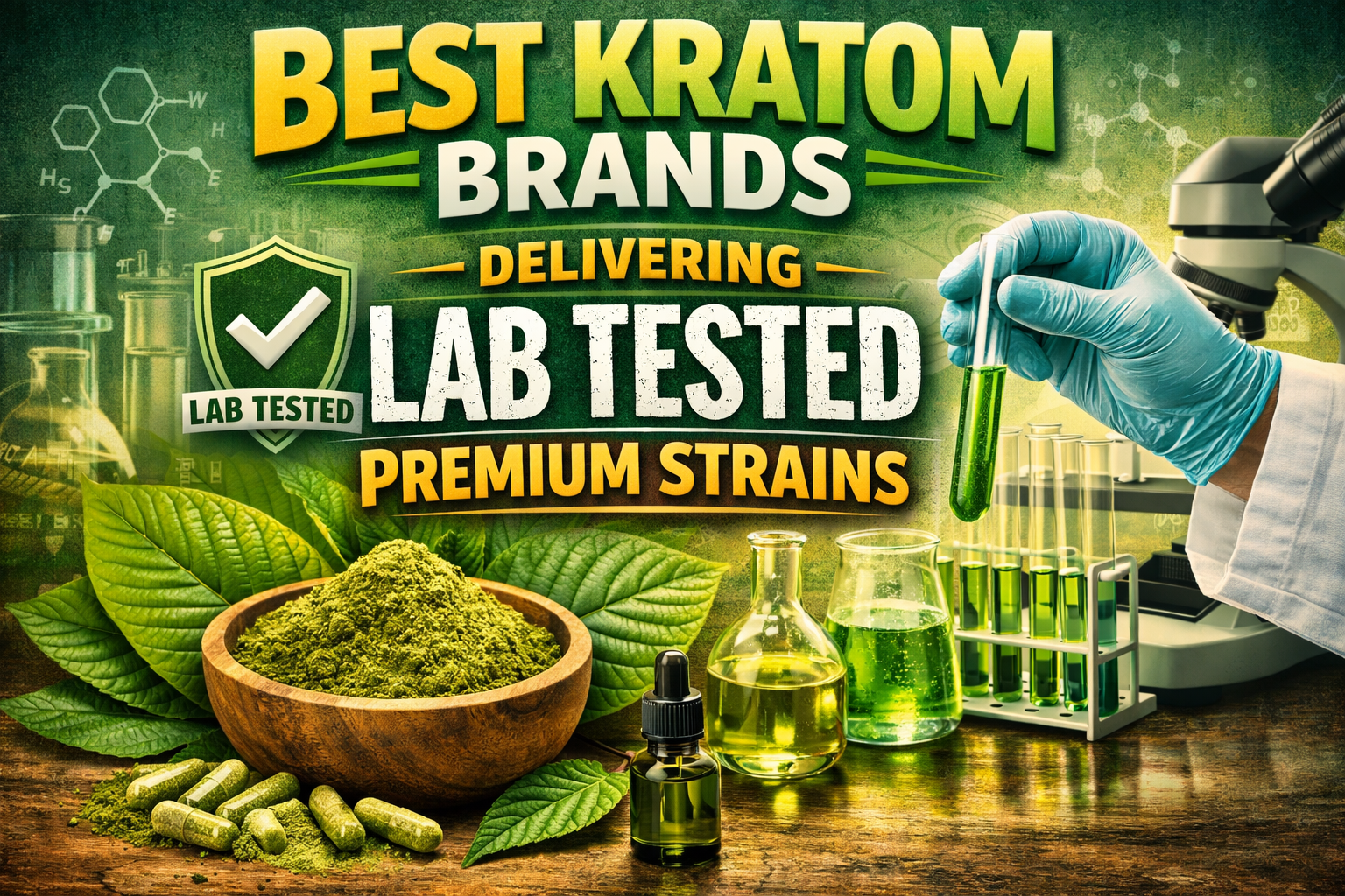 Best Kratom Brands Delivering Lab Tested Premium Strains