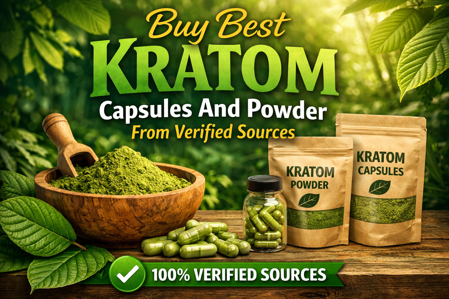 Buy Best Kratom Capsules And Powder From Verified Sources