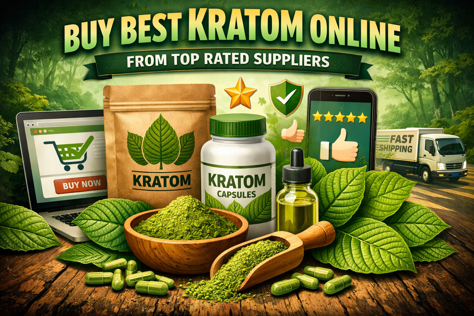 Buy Best Kratom Online From Top Rated Suppliers