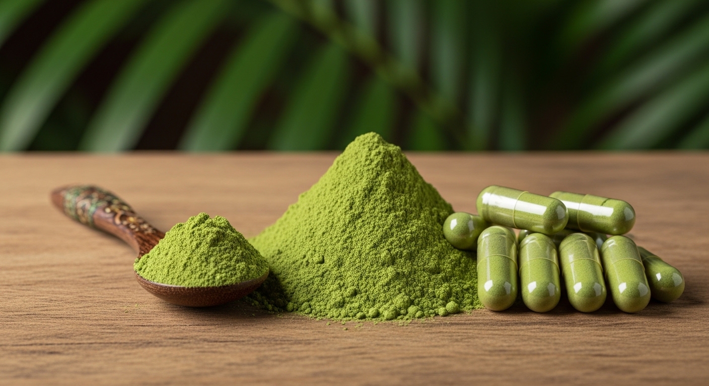 Green Malay Kratom Powder For Pain Management Benefits