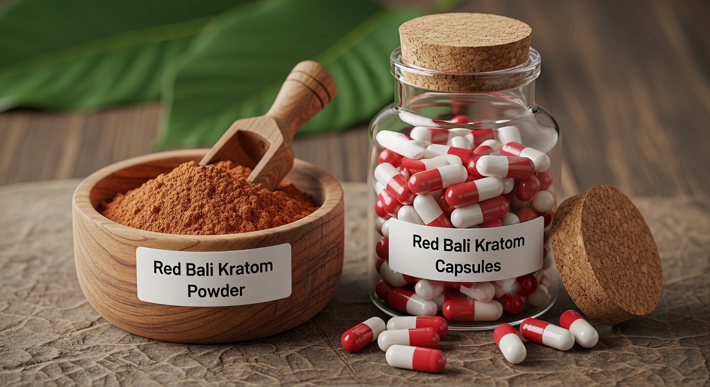 Pain Relief Benefits Of Red Bali Kratom Powder And Effects
